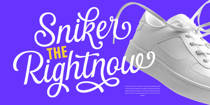 Flonday Script Font Poster 10