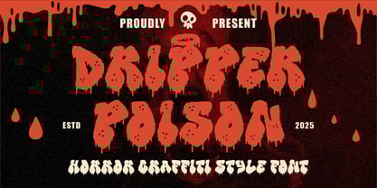 Dripper Poison Font Poster 1