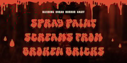 Dripper Poison Font Poster 3