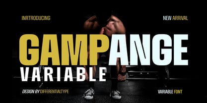 Gampange Variable Font Poster 1