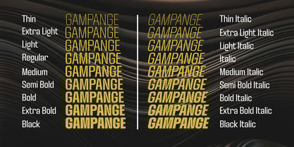 Gampange Variable Font Poster 5