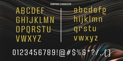 Gampange Variable Font Poster 4