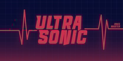 Race master Font Poster 8