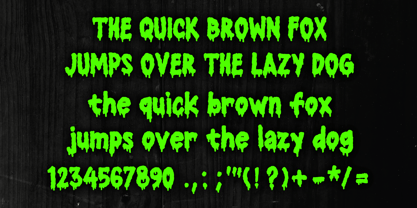 Horror Ghost Font Poster 4