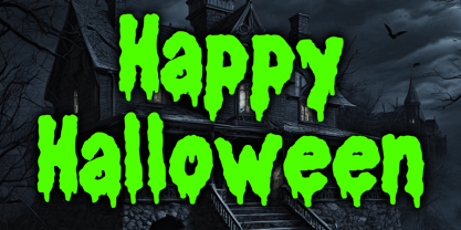 Horror Ghost Font Poster 5
