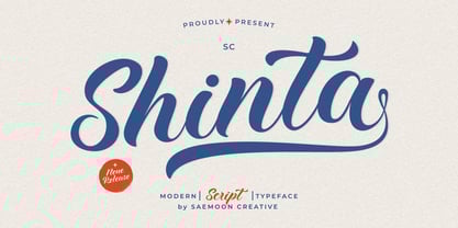 Sc Shinta Font Poster 1