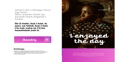 Cattreya Font Poster 8