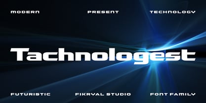 Tachnologest Font Poster 1