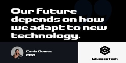 Tachnologest Font Poster 10