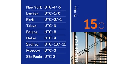 Univra Font Poster 4