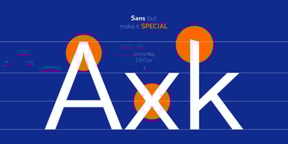 Univra Font Poster 7