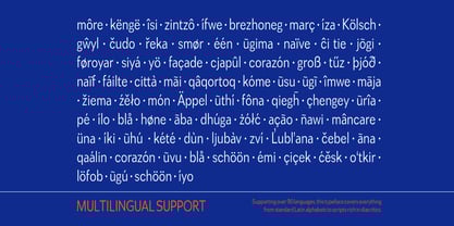 Univra Font Poster 9