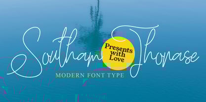 Southam Thonase Font Poster 1