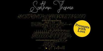 Southam Thonase Font Poster 2