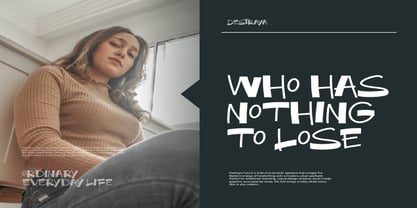 Destraya Font Poster 5