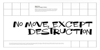 Destraya Font Poster 2