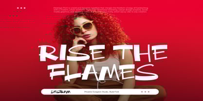 Destraya Font Poster 4