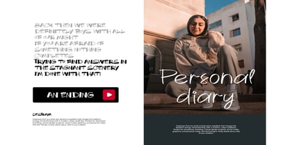 Destraya Font Poster 3