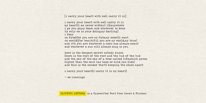 Olivetti Lettera Font Poster 11