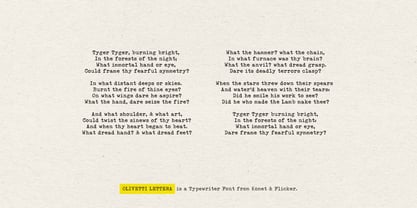 Olivetti Lettera Font Poster 4