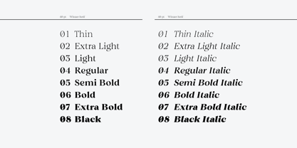 Winzer Serif Font Poster 9