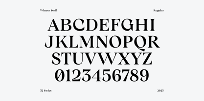 Winzer Serif Font Poster 4