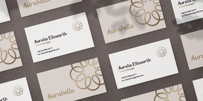 Andrea Handwriting II Font Poster 5