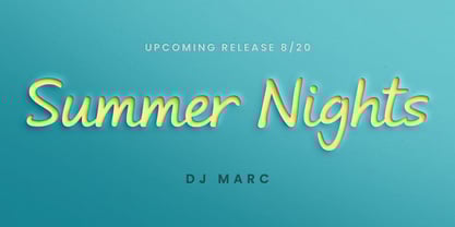 Andrea Handwriting II Font Poster 3