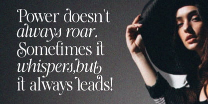 The Avenue Editorial Font Poster 9