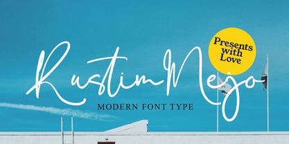 Rustim Mejo Font Poster 1