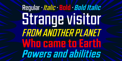 Ultimatum Super Font Poster 2