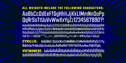 Ultimatum Super Font Poster 5