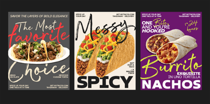 Golden Milkey Brush Font Poster 3