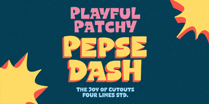 Pepse Dash Font Poster 1