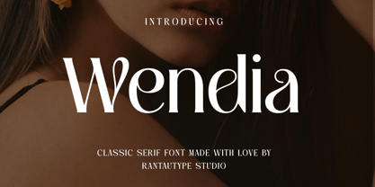 Wendia Font Poster 1