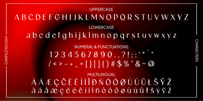 Canpile Rough Font Poster 6