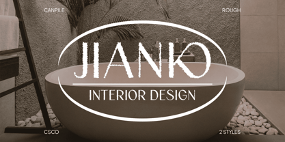 Canpile Rough Font Poster 2