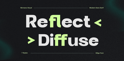 Modern Rifgo Font Poster 10