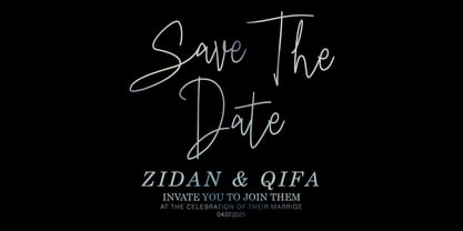 Runkerlest Signature Font Poster 3