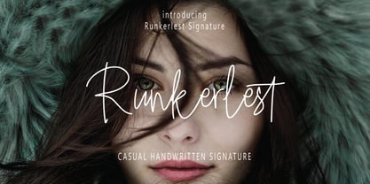 Runkerlest Signature Font Poster 1