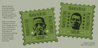 Capires Font Poster 13