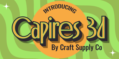 Capires Font Poster 7