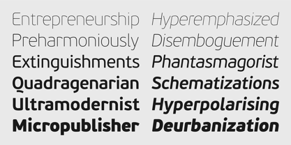 PF Beau Sans Pro Font Poster 10