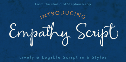 Empathy Script Font Poster 1