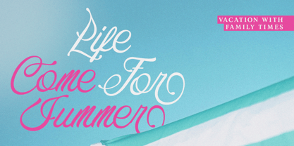 Costaria Script Font Poster 2