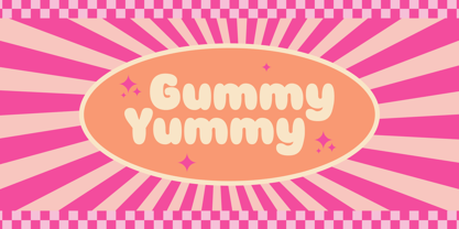Gummy Yummy Font Poster 1