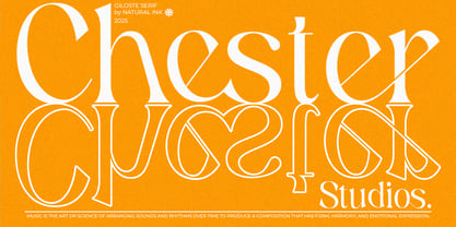 Giloste Font Poster 8