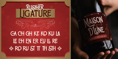 Rusther Font Poster 6