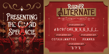 Rusther Font Poster 8