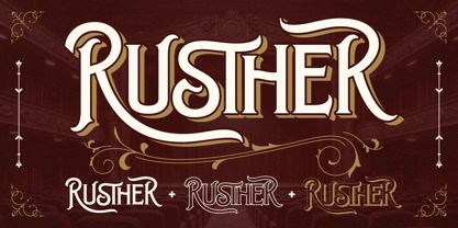 Rusther Font Poster 5